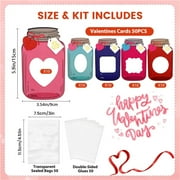50PCS Valentines Day Gifts for Kids, Valentines Cards for Kids Classroom, Valentines Day Cards for Kids School Party Favors Toys